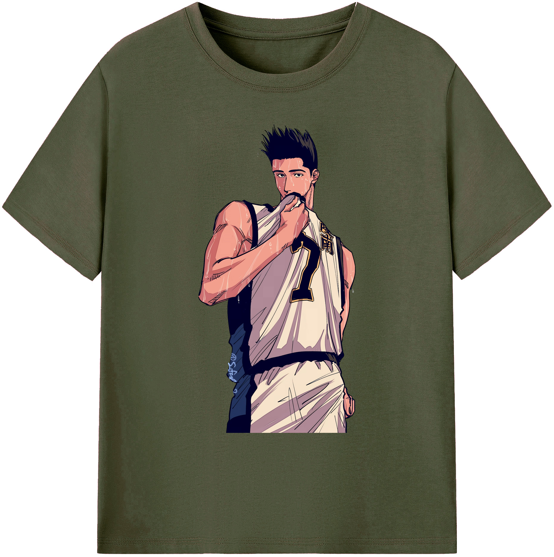 （画像用） SLAM DUNK／スラムダンク 綿100％ メンズ半袖Tシャツ｜肌触りやわらか＆通気性